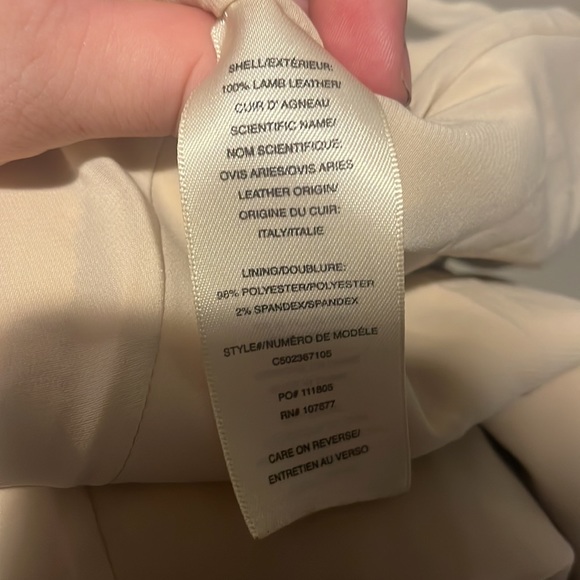 Alice And Olivia Vintage Leather Skirt - Picture 4 of 4